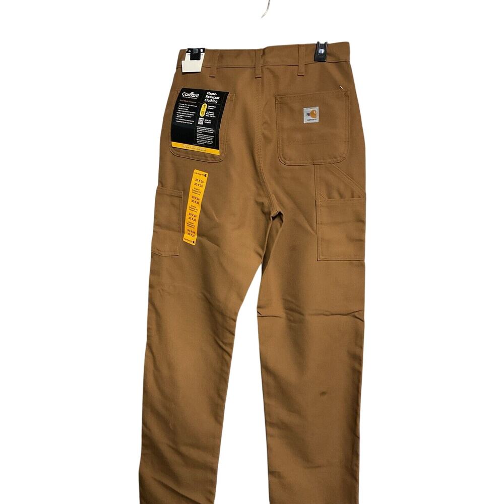 Carhartt Fr Pants Heavy Duty Work Pants Size 30x36 New With Tags Utility - Picture 2 of 2
